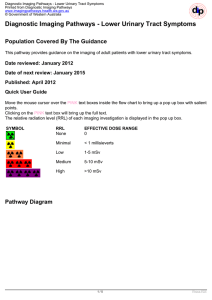 Lower Urinary Tract Symptoms - Diagnostic Imaging Pathways