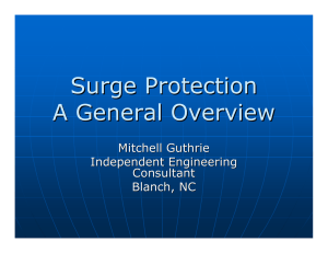 Surge Protection A General Overview