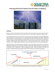 Protecting Electrical PV Systems from the Effects of