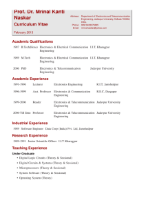 Mrinal Kanti Naskar CV