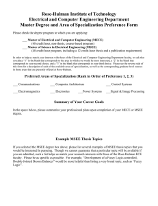Rose-Hulman Institute of Technology Electrical and Computer