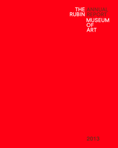 ANNUAL REPORT 2013 - Rubin Museum of Art