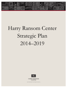 2014–2019 - Harry Ransom Center - The University of Texas at Austin