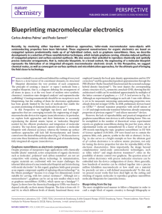 Blueprinting macromolecular electronics - genius