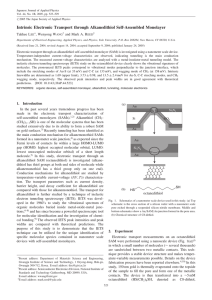 Intrinsic Electronic Transport through Alkanedithiol Self