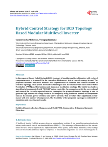 Hybrid Control Strategy for BCD Topology Based Modular Multilevel