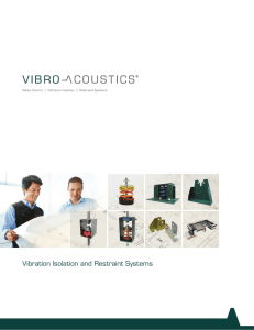 Vibration Isolation and Restraint Systems