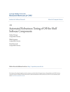 Automated Robustness Testing of Off-the