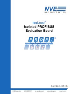 Isolated PROFIBUS Evaluation Board