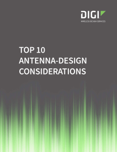 Top 10 Antenna-Design Considerations White