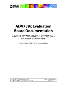 ADV739x Evaluation Board Documentation - Digi