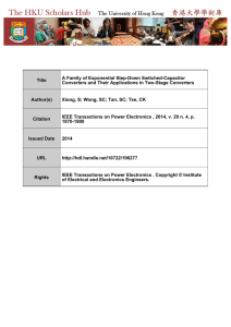 Title A Family of Exponential Step-Down Switched