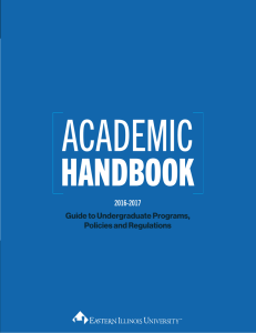 Academic Handbook - Eastern Illinois University