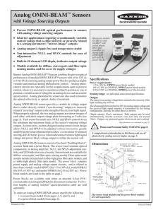 Analog OMNI-BEAM™ Sensors