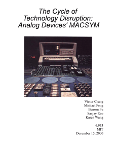 Analog Devices` MACSYM Project