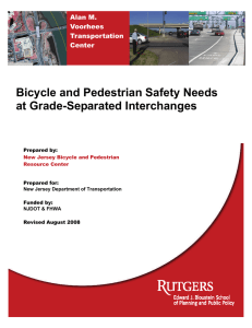Bicycle and Pedestrian Safety Needs at Grade