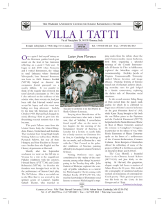 Volume 29 - Villa I Tatti
