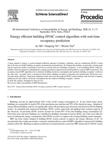 Energy Efficient Building HVAC Control with Real