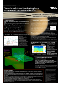 Titan`s photoelectrons: Studying the plasma environment of