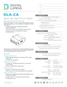 DLA-CA - Digital Lumens