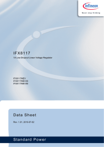 IFX8117ME V33 Data Sheet