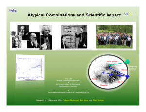 Atypical Combinations and Scientific Impact
