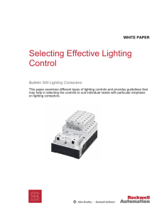 Selecting Effective Lighting Control White Paper