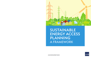 Sustainable Energy Access Planning: A Framework