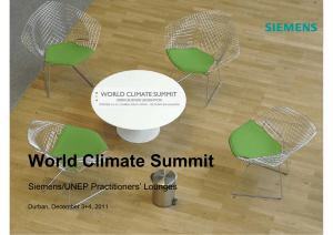 World Climate Summit