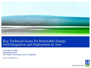 Key Technical Issues for Renewable Energy Grid