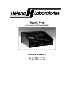 Titan® Plus - Helena Laboratories