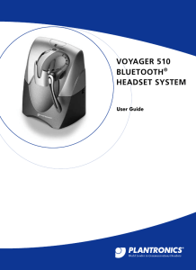 voyager 510 bluetooth® headset system