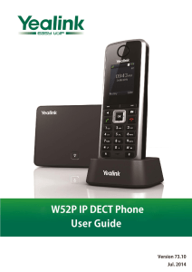 Yealink W52P User Guide