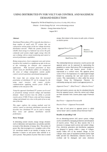 using distributed pv for volt/var control