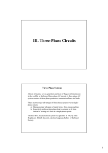 III. Three-Phase Circuits