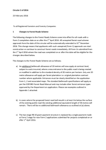 Circular 2/2016 - Forest Roads