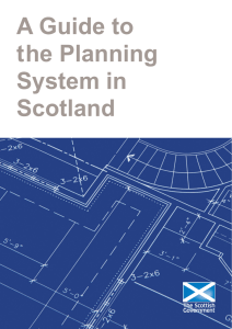 A Guide to the Planning System in Scotland