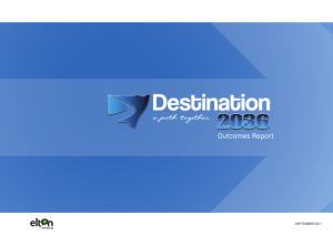 Destination 2036 Outcomes Report