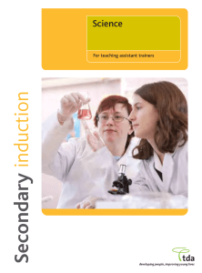 Secondary induction - Department for Education