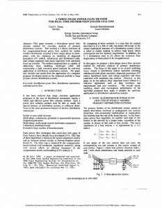 A three-phase power flow method for real-time