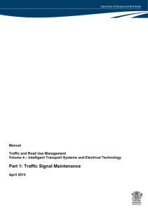 Traffic Signal Maintenance - Department of Transport and Main Roads