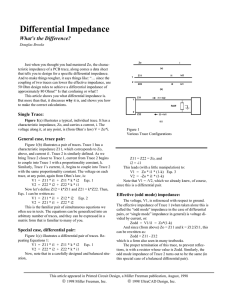 Differential Impedance