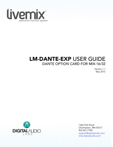 lm-dante-exp user guide