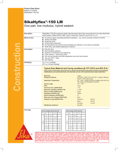 SikaHyflex - Sika Corporation US