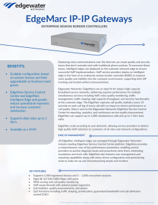 EdgeMarc IP-IP Gateways