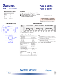 Data Sheet - Mini Circuits