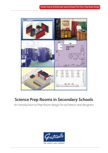 Science Prep Rooms in Secondary Schools