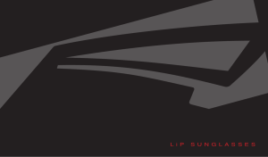 LiP Sunglasses Catalog - LiP Watersports Sunglasses