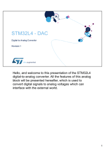 Hello, and welcome to this presentation of the STM32L4 digital