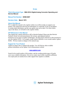 580A 581A Digital-Analog Converter Operating and Service Manual